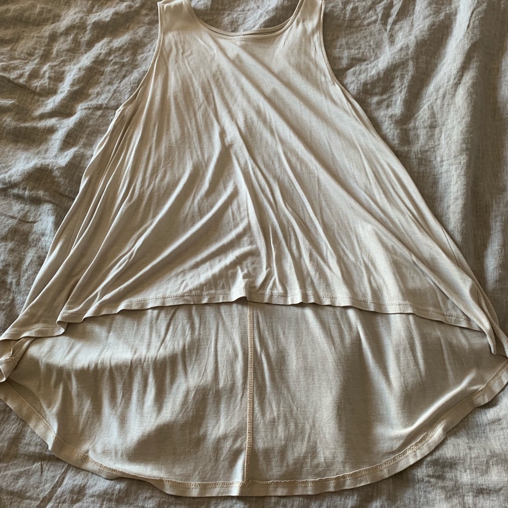 Forever 21 XXI Cream/Beige Tunic Top